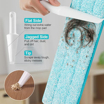 JOYMOOP 36 Inch Commercial Dust Mop for Hardwood Floors, Heavy Duty Industrial Wet Dry Mops with Telescopic Handle, Includes 5 Microfiber Mop Pads
