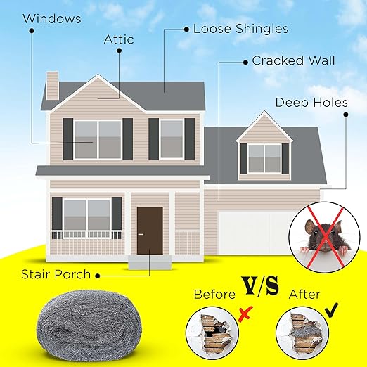 Wool Assortment for Cleaning – 0000 Grade Fine to Coarse Steel Wool Pads & Rolls, Multiple Pack Sizes and Length Options (3" x 10ft (4 Pack))