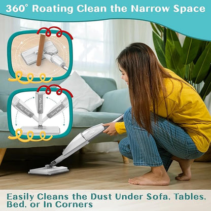 Toddler Mop that Really Works - Kids Spray Mop - Mini Size Cleaning Toy Set, Interactive Pretend Play Montessori Toys Gift for Toddlers Boys Girls Ages 3-6