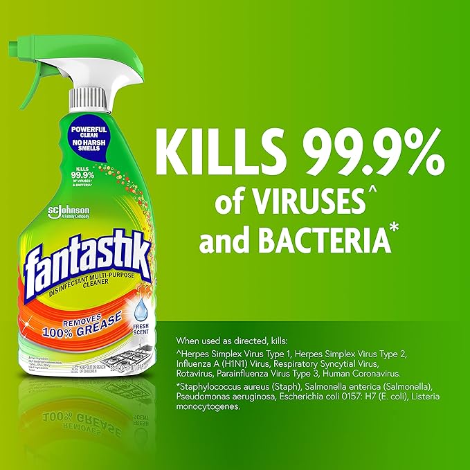 Fantastik All-Purpose Cleaner Refill, Fresh Scent, 128 oz