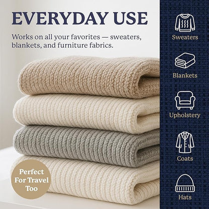 Farberware Large Lint Remover Fabric Shaver – Battery Operated Lint Shaver with Triple Blades for Clothes, Sweater Shaver to Remove Fuzz, Lint Balls, Pilling for Clothing, Couch, Furniture