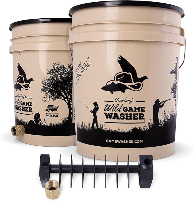 The Cowboy's Original 5 Gallon Game Washer Bucket