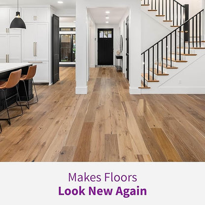 Rejuvenate Professional Wood Floor Restorer Fills Scratches, Shines And Protects Wood Flooring For A High Gloss Shine, 32 Ounces