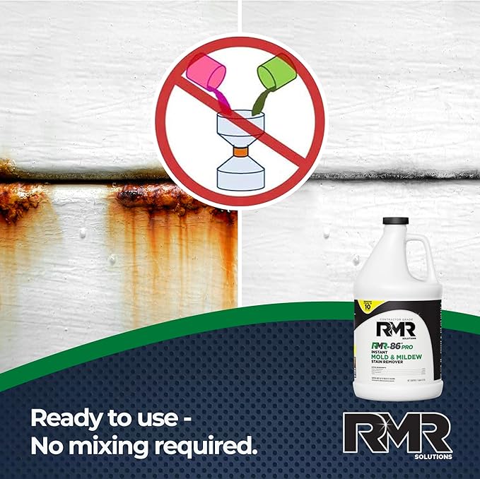 RMR-86 Pro Contractor Grade Mold Stain & Mildew Stain Remover and RMR Botanical Disinfectant Cleaner Mold Remover Bundle