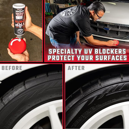 Chemical Guys TVD_107_16 VRP Vinyl, Rubber and Plastic Non-Greasy Dry-to-the-Touch Long Lasting Super Shine Dressing for Tires, Trim and More, Safe for Cars, Trucks, SUVs, RVs & More, 16 fl oz