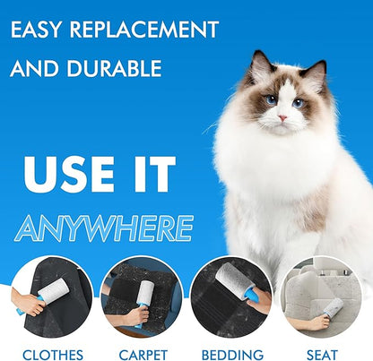 Extra Sticky Lint Roller Refills Only, Mega Value Set 999 Sheets for Pet Hair Removal, Dog and Cat Lint Remover for Clothes, Furniture, Carpet