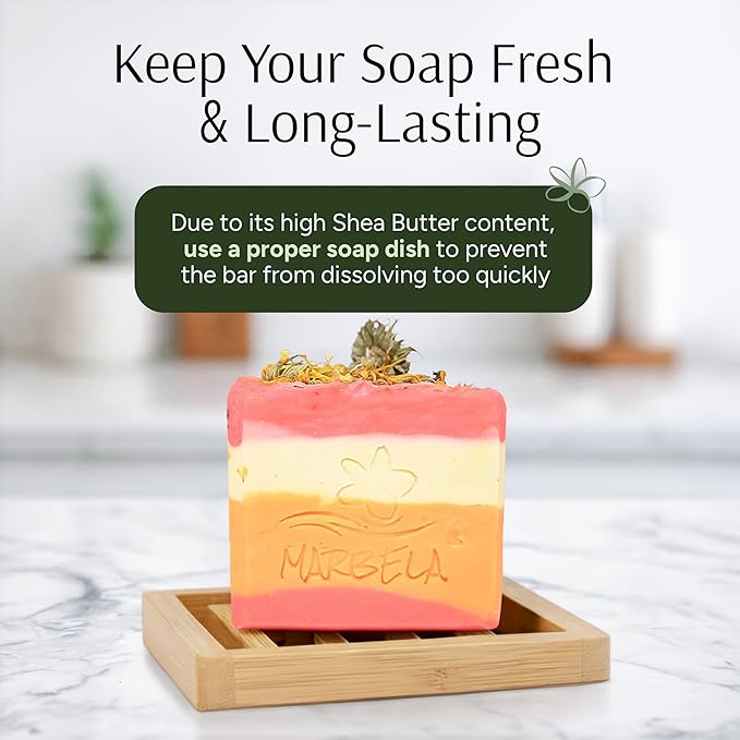 Marbela Cosmetics Handmade Soap - Passion Fruit Punch - Soap Bar 3.5 oz