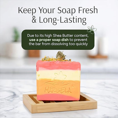 Marbela Cosmetics Handmade Soap - Passion Fruit Punch - Soap Bar 3.5 oz