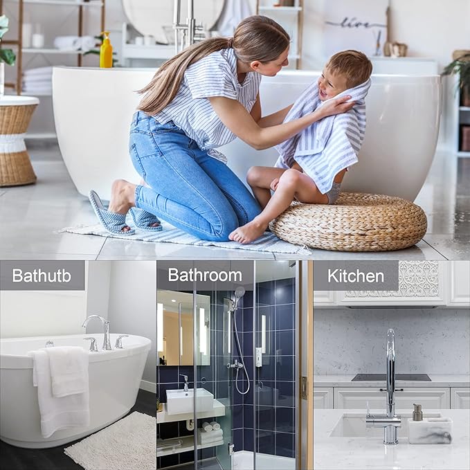 4 Pieces Drain Covers Hair Stopper for Shower Drain Bathtub Stopper Home Drain Protectors with Sucker Water Trap Sink Cover for Bathroom Bathtub and Kitchen (2 Gray+2 Gray)