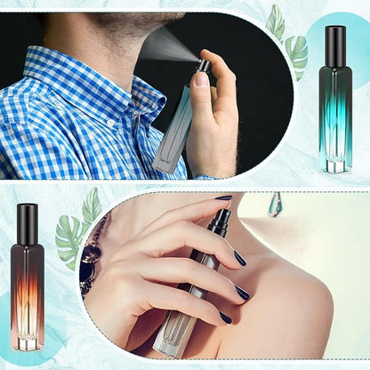 Domensi 20 Pcs 10/15/20/30 ml Perfume Travel Refillable Glass Bottles Spray Bottle Perfume Atomizer for Cologne Dispenser Leak-proof Fragrance Bottles Atomizer Pump Kit (15 ml,Amber Color)