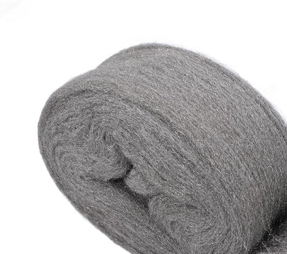 FTVOGUE Steel Wool Fill Fabric Kit 3 Rolls 3.3x10 Foot with Gloves Scissors Tweezers for Wall Cracks Holes Pipe Vents Rodents Barrier