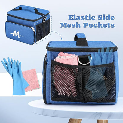 Moongiantgo Steam Cleaner Carry Bag, Protective Organizer Case with Adjustable Compartments & Extra Pockets for Handheld Steamer Accessories (Storage Bag Only, Machine Not Included)