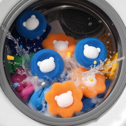 Reusable Pet Hair Remover for Washer, 10 Pack-Effective Pet Hair Dissolver Balls for Laundry & Dryer Lint Catcher. Traps Dander & Fur, Keeps Drains Clean. Eco Friendly Reusable Laundry Accessories.