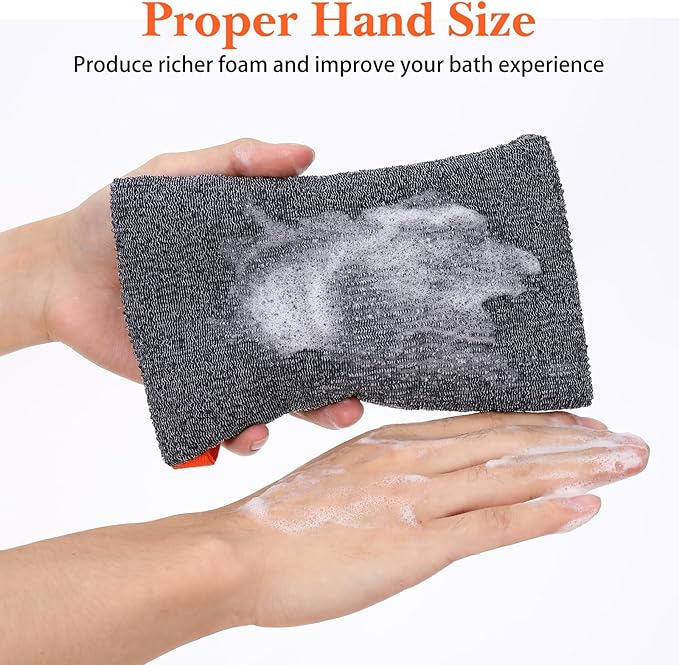 6PCS Soap Bags, Bar Soap Pouch Exfoliating Soaps Bag Quick Dry Soaps Saver Bag Shower Sponge Loofah Body Scrubber Bath Sponge for Body Shower Bath Travel Home