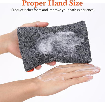 6PCS Soap Bags, Bar Soap Pouch Exfoliating Soaps Bag Quick Dry Soaps Saver Bag Shower Sponge Loofah Body Scrubber Bath Sponge for Body Shower Bath Travel Home