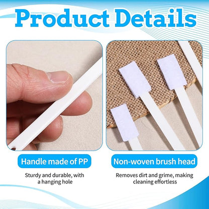 40Pcs Disposable Crevice Brush, Disposable Window Track Cleaning Brush, Crevices Hole Cleaning Tool for Keyboards, Table, Corner, Small Spaces