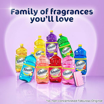 Fabuloso Multi-Purpose Cleaner & Floor Cleaner, 2X Concentrated, Lavender Scent, 56 fluid ounces