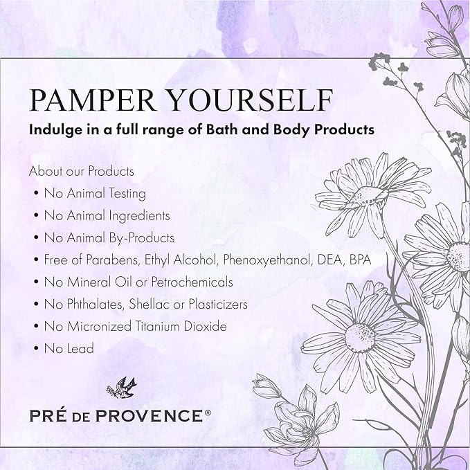 Pre de Provence Soap on a Rope Shea Butter Enriched French Bar Soap, 200g, Lavender
