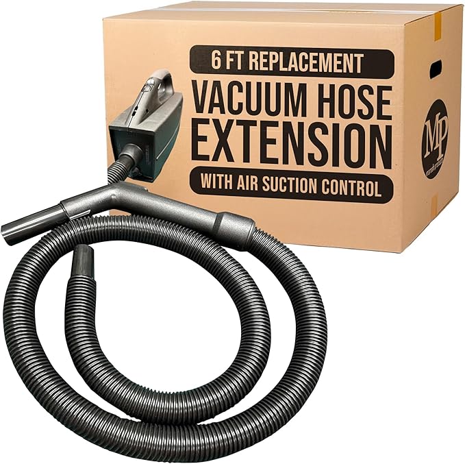 MP Maresh Products Vacuum Hose Replacement for Oreck BB Hand Held Vacuum Cleaner – Friction Fit, Compatible with Oreck Buster B for Powerful Cleaning Performance Durable 6' Hose (Black)