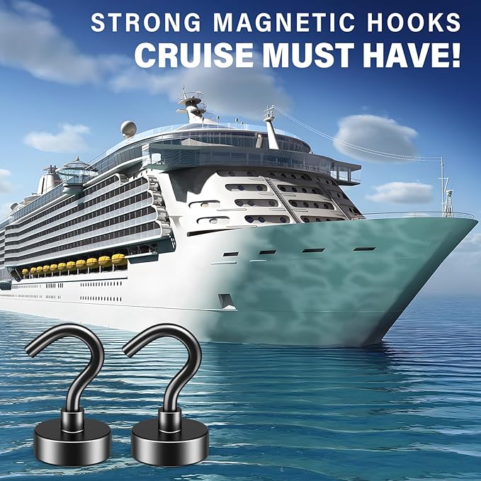 FINDMAG 10 Pack Black Magnetic Hooks, 30lbs Neodymium Magnet Hooks for Hanging, Strong Magnetic Hooks Magnet with Hooks for Home, Kitchen, Office, Warehouse, School