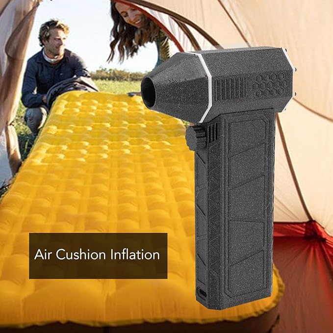 Jet Dry Mini Blower, 200000 RPM Portable Mini Jet Blower, Cordless Turbo Powered Mini Blower, Portable Hand Held Powerful Fan for Cleaning, Camping, Outdoors, Car