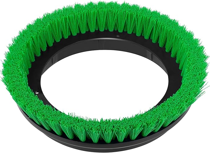 HHQ Commercial Scrub Brush for Orbital Floor Scrubber, Compatible with Oreck Orbiter XL ORB550MC, Bissell BGEM9000, 12" Diameter, Light-Duty Brush, Green