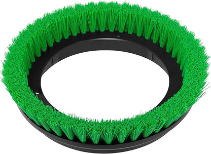 HHQ Commercial Scrub Brush for Orbital Floor Scrubber, Compatible with Oreck Orbiter XL ORB550MC, Bissell BGEM9000, 12" Diameter, Light-Duty Brush, Green