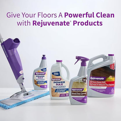 Rejuvenate All Floors Cleaner Refill, Breaks Down Dirt and Grime, Cleans and Protects Floors Throughout Your Home, Including Sealed Hardwood, Tile, Vinyl, Laminate and More, 1 Gallon