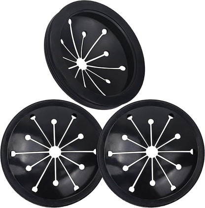 3 Pcs Garbage Disposal Splash Guards Sink Baffle Disposal Replacement Multi-function Drain Plugs food Waste Disposer Accessories for Whirlaway, Waste King and GE Models (3.1inch)