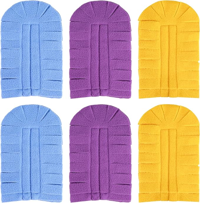 360° Fleece Duster Refills for Swiffer, Washable Refills Reusable Duster Refills Heavy Duty Compatible with Swiffer Hand Duster, Wet and Dry Dual Use Reusable Duster Heads (6 Pack)