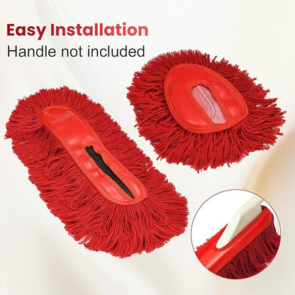 Car Duster Detailing Kit Replacement for California Car Duster Exterior Interior Cleaner Soft Cotton Mop Quickly Safely Removes Light Daily Dust for Car Dust Pollen Removing （Handle Not Included）