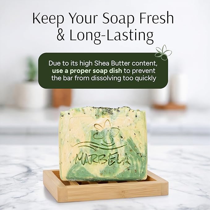 Marbela Cosmetics Handmade Soap - Mint Lemonade - Soap Bar 3.5 oz