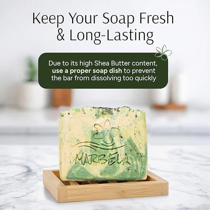 Marbela Cosmetics Handmade Soap - Mint Lemonade - Soap Bar 3.5 oz