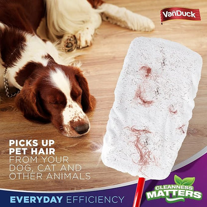 VanDuck 100% Cotton Pad Terry Cloth Mop Refills 15x8 inches, 2 Pack (Mop is Not Included)