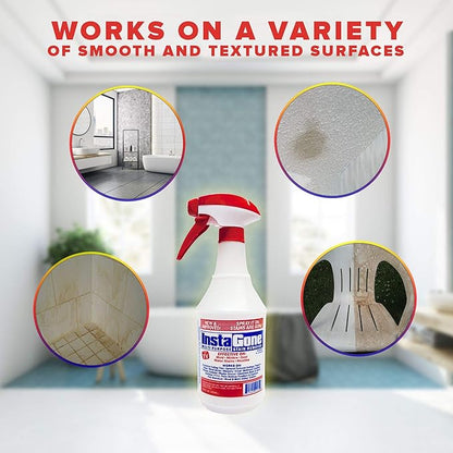 Stain Remover - 8 REFILL Pack + 24oz Spray Bottle - Just Add Water - Indoor/Outdoor Ceiling, Wall, Bathroom, Roof, PVC Fence, Patio Furniture & More