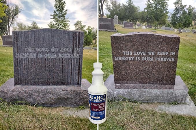 Generic Endurance Hardwater Stain Remover - Remove Hardwater Staining from Brick, Block, Granite, Grout, Clay Tile and More! - 1 Quart