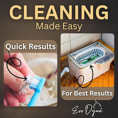 Ultrasonic Jewelry Cleaner Solution (16oz) Concentrated Jewelry Cleaner for Diamonds, Gold, Silver & More | Compatible with Ultrasonic Machine (s) - Made in USA
