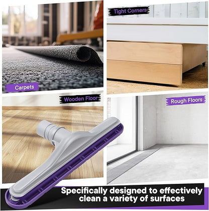 Replacement Floor Tool Compatible with ProTeam 101446 E-Z Glide Backpack Vacuum,Compatible with Hoover C2401, 14" Multi-Surface Brush for Commercial Cleaner