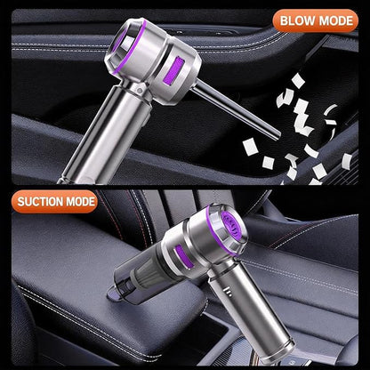 Handheld Car Vacuum Cordless, 16000Pa High Power Vacuum Cleaner and Air Duster, 2026 Upgrade 4-in-1 Portable Vacuum with 10 Multi-Nozzles for Small Jobs, Car, Home, Desk, Keyboards