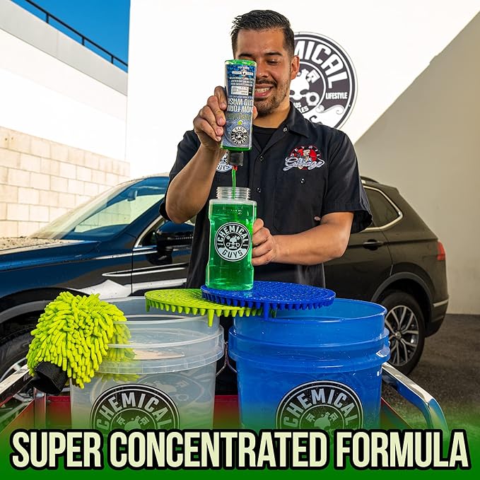 Chemical Guys CWS_110_16 Honeydew Snow Foam Car Wash Soap (Works with Foam Cannons, Foam Guns or Bucket Washes) Safe for Cars, Trucks, Motorcycles, RVs & More, 16 fl oz, Honeydew Scent