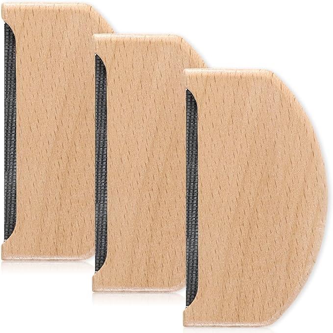 Thinp 3 Pcs Wool Cashmere Comb, Sweater Comb to Remove Pilling Manual Fuzz Fabric Pilling Remover Portable Depillers for Clothing Garments Cashmere Woolens Coats