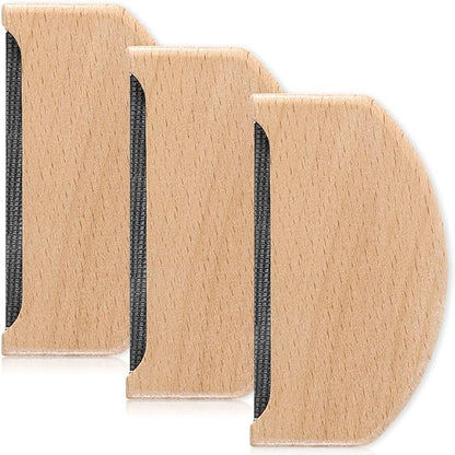 Thinp 3 Pcs Wool Cashmere Comb, Sweater Comb to Remove Pilling Manual Fuzz Fabric Pilling Remover Portable Depillers for Clothing Garments Cashmere Woolens Coats
