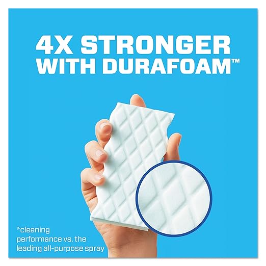Mr. Clean 82038CT Magic Eraser Extra Durable, 4 3/5" x 2 2/5", 4/Box (Case of 8 Boxes)