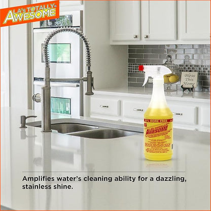La's Totally Awesome All Purpose Cleaner Spray – 24oz (Pack of 1) Heavy Duty Multi-Surface Degreaser & Stain Remover – Ready-to-Use Cleaning Spray for Kitchen, Bathroom, Floors, Auto & More