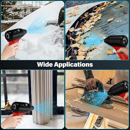 Mini Jet Blower Portable Violent Turbo Fan for Milwaukee 12V M12 Battery, 130000 RPM 3-Speed Wireless High Speed Handheld Fan, for Computer Key Board Cleaning,Hair Drying,Camping,Outdoors,Car