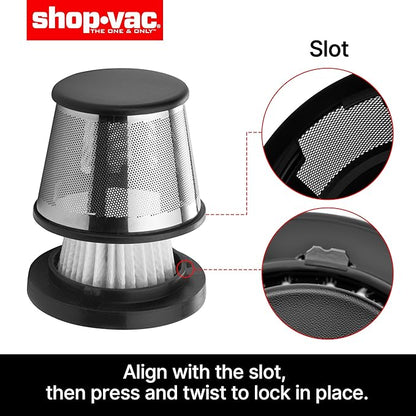 SHOP-VAC HEPA Filter, Compatible with SHOP-VAC Cordless Handheld Vacuum 5430230 and 5430231