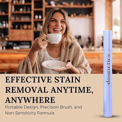 Teeth Whitening Pen 3 Pack, Teeth Stain Remover Pen for Coffee Wine Tea Soda, Enamel Safe Stain Repellant Pen for Teeth Whitening Without Sensitivity, Over 60 Applications, 2ml
