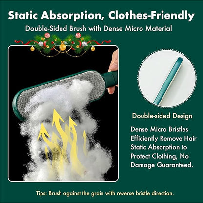 Reusable Pet Hair Remover for Clothes, Couch & Bedding, Self-Cleaning Lint Brush for Dog & Cat Hair