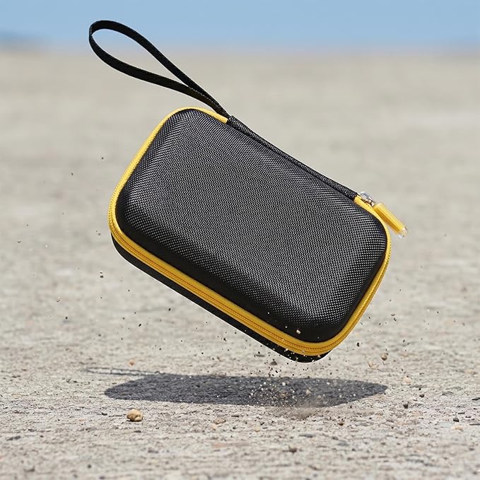 Case for Roedix/CAGIWIRU/ZOAIVR Compressed Air Duster, Travel Portable Hard Storage Bag, Box Only (Yellow&Black)