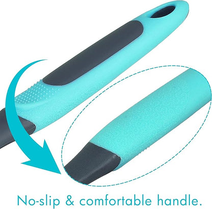 2-Pack Dish Brush with Handle, Kitchen Dish Scrubber Soft Dishwashing Brush for Cleaning Pots, Pan, Sink
